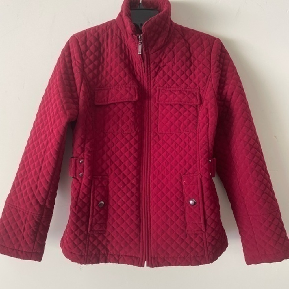 Gallery Jackets & Coats | Gallery Quilted Front Zip Jacket